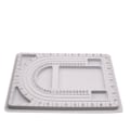 Miniatyrbillede 3 af 5: Armbåndsdesignplade Flocked Bead Board Armbånds Bead Smykke Organizer Bakke Design DIY Værktøj (Plade