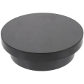 Miniatyrbilde 1 av 3: Automatisk Roterende Visningsstativ Samling Showcase Dreieskive 360 Grader Smykke Visningsholder Svart 14X14X4.5CM