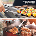 Miniatyrbild 3 av 5: 20-delad Grillverktygsset i Rostfritt Stål, Komplett Bärbar Grillutrustning, Perfekt Present till Pappa Man, Tillbehörssats