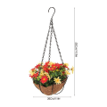 Pikkukuva 4 / 4: Riippuva Kukkaruukku Riippuva Tekokukka Kori Pihan Riippuva Kukkakoriste Sekalaiset Värit Yksi 50x28cm