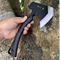 Miniatyrbillede 1 af 5: Taktisk Ingeniørøks Multifunktionel Eksplosionssicher Øks Camping Artilleri Brandredning Hammer Vandreture Værktøjer