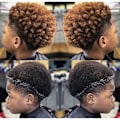 Miniatyrbilde 4 av 5: 2 stk Afro Hår Svampbørste Twist Profesjonell Hjem Krølling for Menn og Kvinner