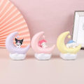 Miniatyrbillede 3 af 5: Måne LED Lys Anime Kuromi Cinnamonroll Ornament Natlampe Db A