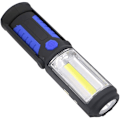 Miniatyrbillede 1 af 5: Magnetisk COB LED Arbejdslys Arbejdslys Til Bil Garage Mekaniker Hjem Udendørs Genopladelig Lommelygte Blå Batteri Med USB Stil 1 LED Væglys