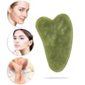 Miniatyrbilde 4 av 5: Jade-rulle og Gua Sha-sett Massasje-rulle Guasha-brett Dobbelt hode Jade-stein Jade massasjerulle og jade-dobbelt pigger