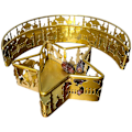 Miniatyrbillede 1 af 5: GoldenFood Opbevaringsbeholdere Cupcakes Rustikke Cookie Godbidder HoldbareGolden