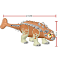 Miniatyrbilde 3 av 5: Jurassic Dinosaur World Spinosaurus Ankylosaurus Dinosaur Byggeklosser Modell DIY Byggeklosser Utdannende Lekegaver L11