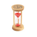 Miniatyrbild 1 av 4: 3 Minuters Heminredning Sandtimer 3 Minuters Glastimer Sandtimer Barn Röd 5x10cm Red 5x10cm
