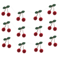 Miniatyrbillede 1 af 2: Pejs Dekoration Levende Dekorativ Frugtmodel Kunstig Julekrans Rød Bærkrans Assorteret Farve 230cm
