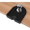 Miniatyrbillede 3 af 5: Kaffematte Anti-Slip Multifunktionel Tykkelse Anti-Slip Slidstærk Station Anti-Slip Matte Holder Silikon Espresso Matte (Sort)