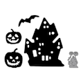 Miniatyrbillede 3 af 5: BHalloween-kranium Spooky Metal Skærestencil Skabelon Scrapbog Kort PrægningB