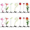 Miniatyrbillede 1 af 3: 28 stk. Simulerings-Plante Hårklemmer Kreative Hårnåle Søde Piger Hårspænder Assorterede Farver 8X4X0.8C