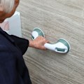 Pikkukuva 1 / 3: Imu-kahva imukupilla - Turvallinen kylpyammeen kahva liukastumattomana harmaana kannettavana suihkun imukupilla kylpyhuoneeseen