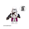 Miniatyrbillede 5 af 5: 8 stk Star Wars Minifigurer Byggeklodser Legetøj 4,5 cm Samling Clone Troopers Actionfigurer Samlede Byggesæt