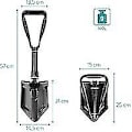 Miniatyrbillede 2 af 4: Sailor Foldbar Spade, Foldbar Spad med Hakke, Campingspad, Høj Kvalitet Legering Stål, Nem at Bære, Til Overlevelse/havearbejde/jagt
