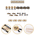 Miniatyrbillede 2 af 4: 24 stk. Cupcake Pynt Dessert Toppers Graduation Kage Dekorationer Klasse 2022 Graduation Cupcake T