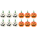 Miniatyrbillede 1 af 5: 6/12 Styk Mini Halloween Kunstig Skum Grøntsagspumpekin Simulation DIY Håndværk Hjem Fødselsdagsfest Bryllup Dekoration Forbrugsvarer Gul 6 Hvid 6