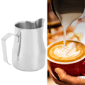 Miniatyrbillede 5 af 5: Skumkop Unik Fortykket Bredt Greb Latte Kop til Hjem Latte Fest - 350ml