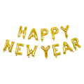 Miniatyrbild 3 av 5: 2 set 16 tum Happy New Year Banner Bokstav 2025 Folieballong Banner Happy New Year Party Dekoration Festtillbehör