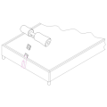 Miniatyrbilde 5 av 5: Lett Sit Up Assist Magemuskel Trening & Fitness Hjem Seng Dørkant Blå Sit Up Assistent
