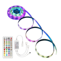 Miniatyrbilde 2 av 5: LED-lysstripe 5050 sett med innebygd IC-atmosfæremusikkmarkise Tuya-kontroller lysstripe EU-plugg