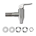 Miniatyrbillede 2 af 5: Rustfrit Stål Drikkedispenser Tap Udskiftningskegler, Vin Juice Petting Tap Øl Tap Vanddispenser Til Ølfad (16mm)