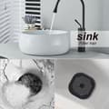 Miniatyrbild 3 av 6: 2-pack Silicone Drain Cover - Sink Filter w/ Suction Cup - Bathtub Drain Strainer