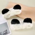 Miniatyrbillede 2 af 4: Pandaøre Pandebånd til Kvinder, Makeup Pandebånd til Ansigtsrens, Bløde Elastiske Pandebånd til Bad og Brusebad