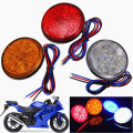 Miniatyrbilde 4 av 5: 2 stk Motorbrems 24 LED Bil Runde Baklykter Blinklys Lastebil Side Advarselslamper B B