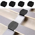 Miniatyrbillede 3 af 5: 24 stk. 55 mm X 9 mm Plastik Lamelholder Erstatningshætter Til Fastsættelse og Sikring af Trælameller Sengebund - AH