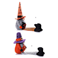 Pikkukuva 3 / 5: Halloween-kääpiö Pitkät Jalat Kurpitsa-Päällystys Kääpiö Koriste Halloween-Juhlat Maalaistalon Pöydän Koristelu Tarvikkeet B