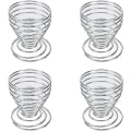 Miniatyrbilde 1 av 5: 4 stk. Eggkoppholder i rustfritt stål, fjærtråd eggkopp, eggkopp i rustfritt stål, eggkoppholder, moderne eggkoppholder