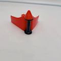 Miniatyrbillede 1 af 5: Slangeguide til bil, 1 stk. Bilvask Slangeguide Hjul Slangebånd Bilvask Detaljeringsværktøj Bilvask Indsætninger, Slangeguide til