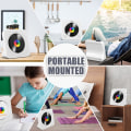 Miniatyrbild 3 av 3: Spelare Bärbar Bluetooth Desktopspelare för Hem med Timer Inbyggda HiFi-högtalare med LCD-skärm