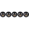 Black Bakelite Push Button Lever with Copper Insert M12 x 40 mm - Pack of 5 for Machine Tools - ULISEM