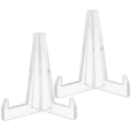 Miniatyrbillede 1 af 3: 2 stk. Hyldebeslag Marmor Display Stativ Akryl Foto Stativ Foto Ramme Stativ Plade Holder Stativ Fade Display Stativ 9X8X8CM