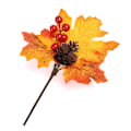 Miniatyrbillede 3 af 5: Falske Ahornblade Efterårs-Græskar Halloween Thanksgiving