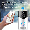 Miniatyrbillede 2 af 5: Trådløs WiFi Videodørklokke Smart Telefon Dør Intercom Sikkerhed 1080p Kamera
