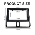 Miniatyrbilde 3 av 4: 9 Tommer 2 Din Bilstereo Radio Fascia Audio Mp5 Installasjons Dash Adapter Rammepanel Kompatibel Med 2002-2006