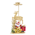 Miniatyrbild 2 av 4: Juljärnsljusstake Ljusstake Jul Hem Sovrum Dekoration Bord Bakgrund Hantverk Slumpmässig Stil Ljusstake Ornament