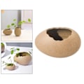 Miniatyrbilde 2 av 5: Keramisk Eggvase Sukkulentkrukke For Hjemmekontor Innredning Liggende Type Stor