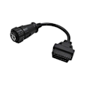 Pikkukuva 2 / 5: Kuorma-auton OBD2 16-nastainen naaras OBD -jatkojohto kuorma-auton 16-nastaiselle uros OBD2 -liittimelle, sopiva skannerin diagnostiikkatyökalu