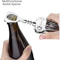 Miniatyrbillede 2 af 4: Zinklegering Vinoplukker Premium Vingeproptrækker Flaskeåbner med Multifunktionel Flaskeåbner Opgradering