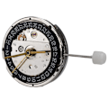 Miniatyrbild 3 av 5: För Gmt 2824 Urverksbyte Mekanisk 4 Nålar Automatiskt Urverk Kalender Visning Klocka Re