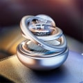 Miniatyrbillede 2 af 5: Solcelled Roterende Bilpynt Aluminium Stjerneophæng Biltilbehør Pynt