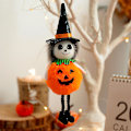 Pikkukuva 2 / 5: Halloween-hymyilevä kurpitsa kääpiö nukke riipus söpö piirretty haamu kääpiö elf riipus noita