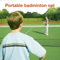 Pikkukuva 1 / 5: Sulkapalloverkko Taittuva lentopalloverkko Säädettävä tennisverkko 610 x 76 cm
