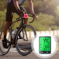 Miniatyrbillede 4 af 5: Cykelcomputer Funktioner Touch Cykel Speedometer Odometer Vandtæt Cykelcomputer med Baggrundsbelysning