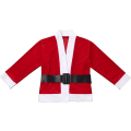 Miniatyrbild 4 av 4: Jultomten Kostym Barn Unisex Pojkar Flickor Deluxe Jultomten Kostym Elf Kostym Cosplay Show Party Julgåvor (för Höjd 110-120cm)