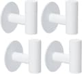 Self-adhesive wall hook 4-piece set Bathroom towel clothes hanger Without